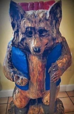 Henry the Hiker Mascot